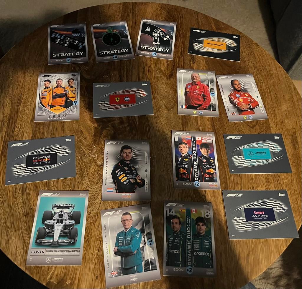 Topps turbo attax f1 2025 kaarten, Verzenden, Nieuw, Meerdere plaatjes