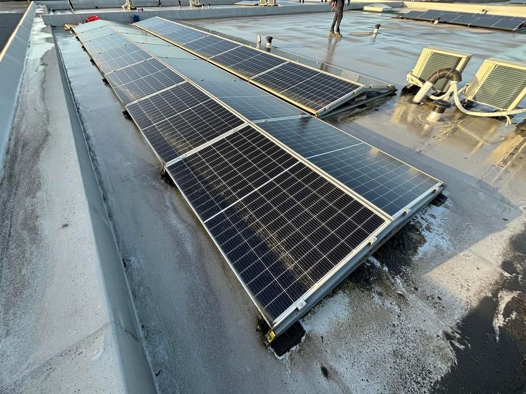 26 Zonnepanelen met platdak constructie en Huawei omvormer, Ophalen, Gebruikt, Overige typen