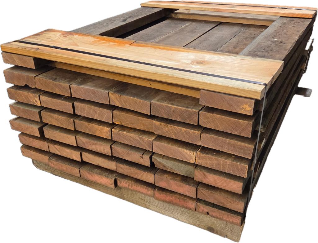 Hardhout 4.5x15.0 cm fijnbezaagd - nr: HB63, Ophalen, Planken, Nieuw, Hardhout