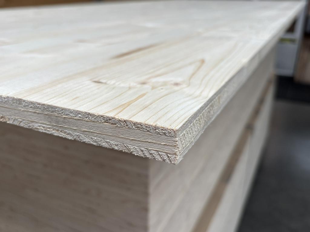 19 MM drie laags vurenhouten meubelpaneel timmerpaneel, Doe-het-zelf en Verbouw, Platen en Panelen, Hout@hameren.nl, Minder dan 20 mm