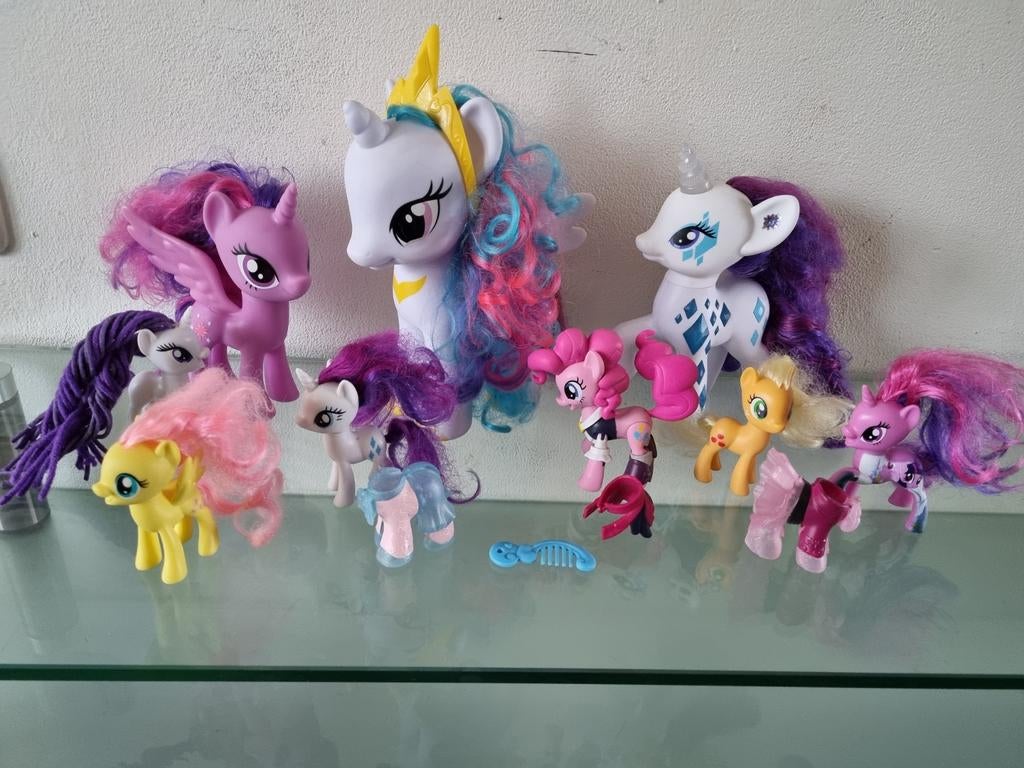 Orig,VNT,Hasbro,9x, MY LITTLE PONY'S + ACCESS,Zie Info,Igst!, Ophalen of Verzenden, Zo goed als nieuw