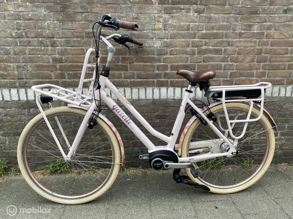 GAZELLE MISS GRACE BOSCH MIDDENMOTOR 54 CM SLECHTS 1377 KM, Fietsen en Brommers, Elektrische fietsen, Gazelle, 51 tot 55 cm