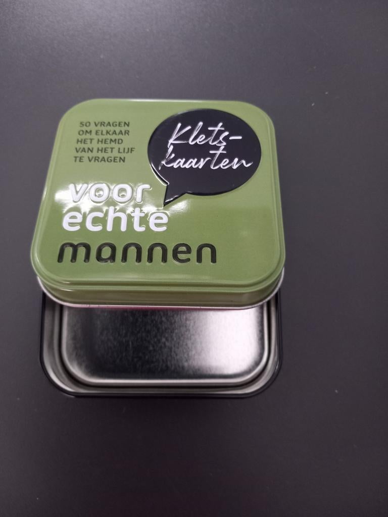 Kletskaarten voor echte mannen - Nieuw in blik, Ophalen of Verzenden, Nieuw