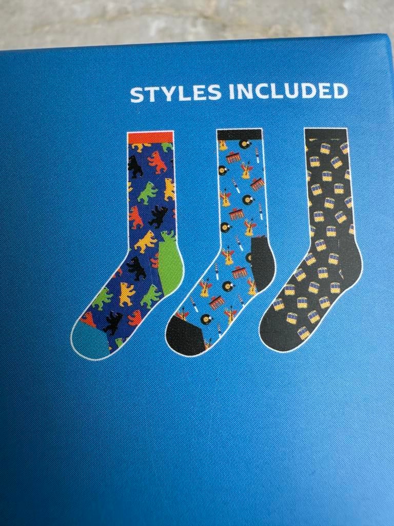 Happy Socks Berlin Edition - Nieuw (Maat 36-40), Sokken en Kniesokken, Overige kleuren, Maat 35 t/m 38, Nieuw