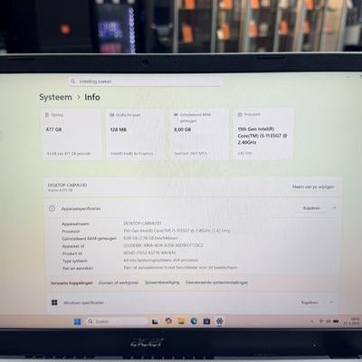 Acer Aspire 3 i5 11th 8GB 512GB Model A315-58-5 Nette staat, Nieuw, Ophalen of Verzenden