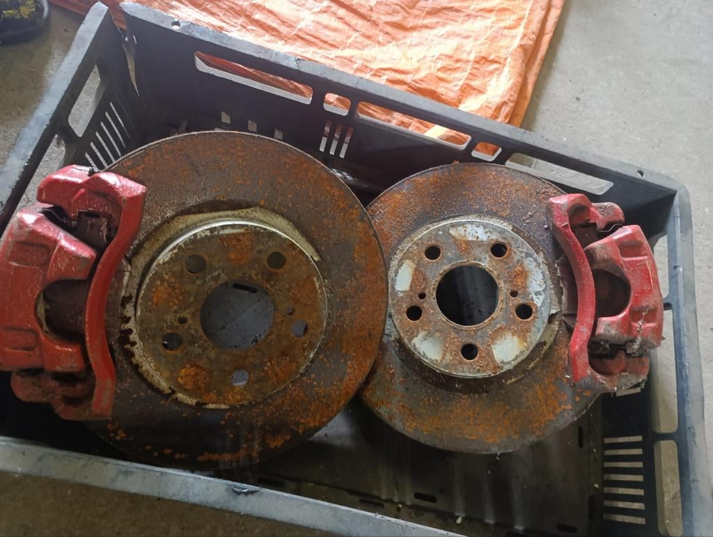 Toyota Celica T23 T-Sport voorremmen (2ZZ), Auto-onderdelen, Ophalen, Gebruikt, Toyota