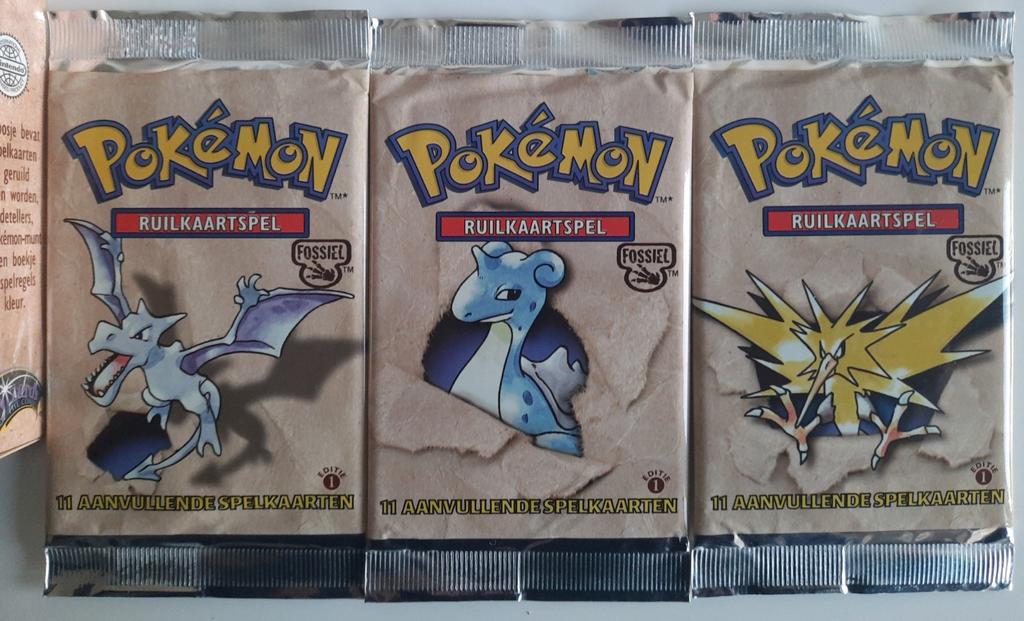 Pokémon - Fossil - Booster Packs - NL - 1st, Ophalen of Verzenden, Nieuw, Booster