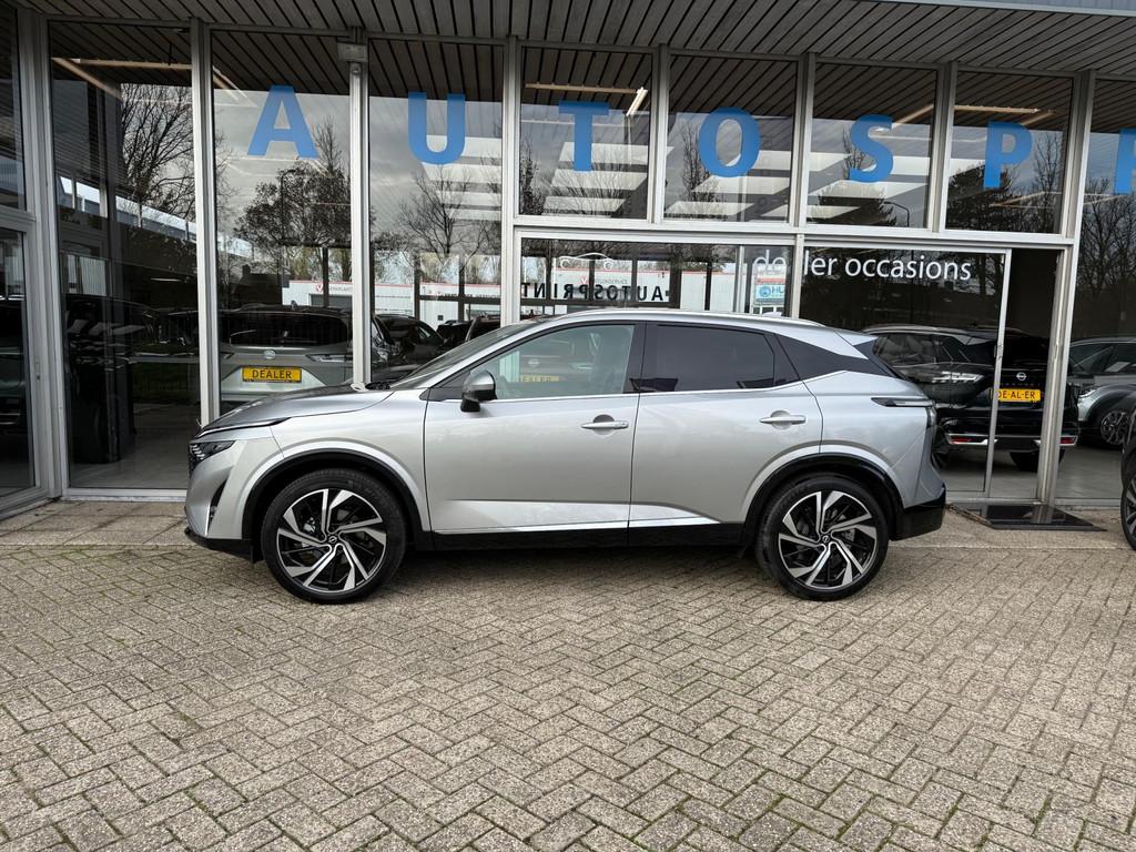 Nissan Qashqai 1.3 MHEV Xtronic Tekna Plus 158PK /PANORAMADA, Gebruikt, Zwart, 4 cilinders, Zwart