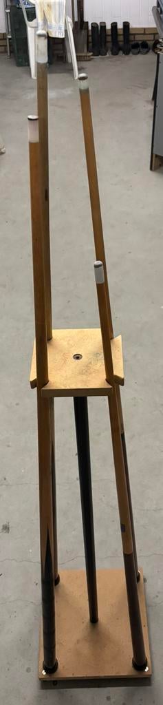 Keu standaard hout, Sport en Fitness, Biljarten en Poolen, Ophalen, Keu of Ballen, Zo goed als nieuw, Nvt