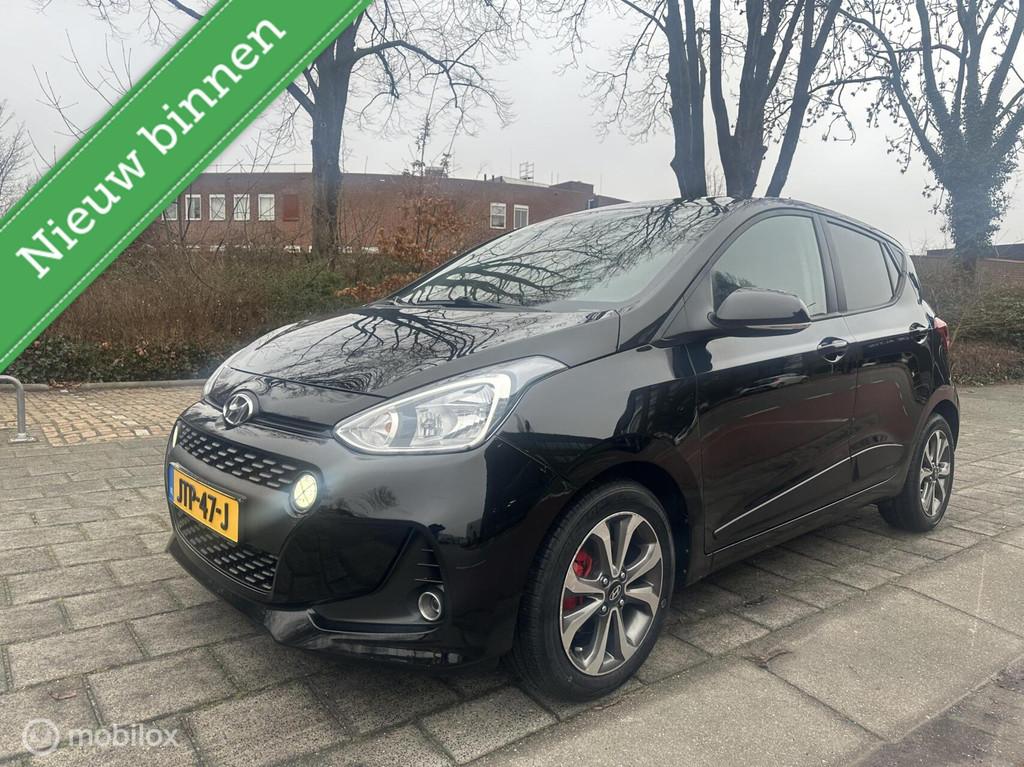 Hyundai i10 1.0i Comfort 5p/Automaat/Airco/Stuur-Stoel Verw, Gebruikt, Euro 6, Zwart, Bedrijf