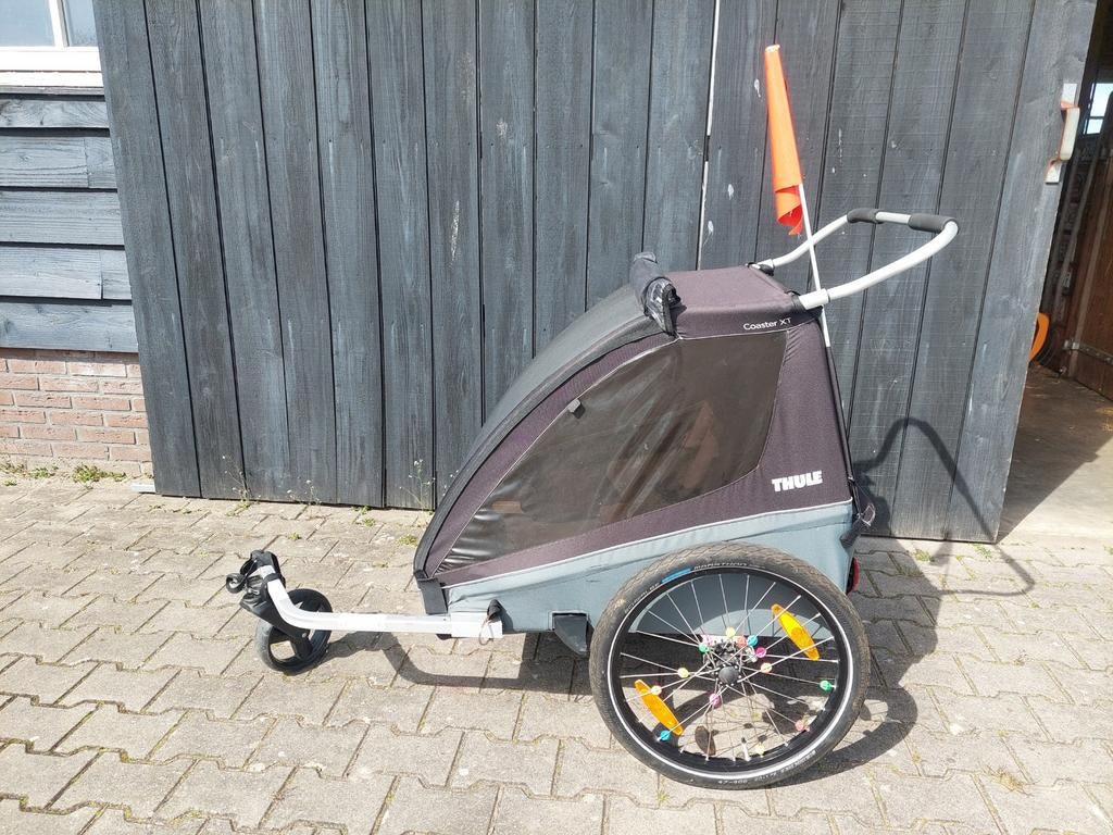 Thule fietskar, Coaster XT, Ophalen, Gebruikt, Opvouwbaar, 40 tot 60 kg