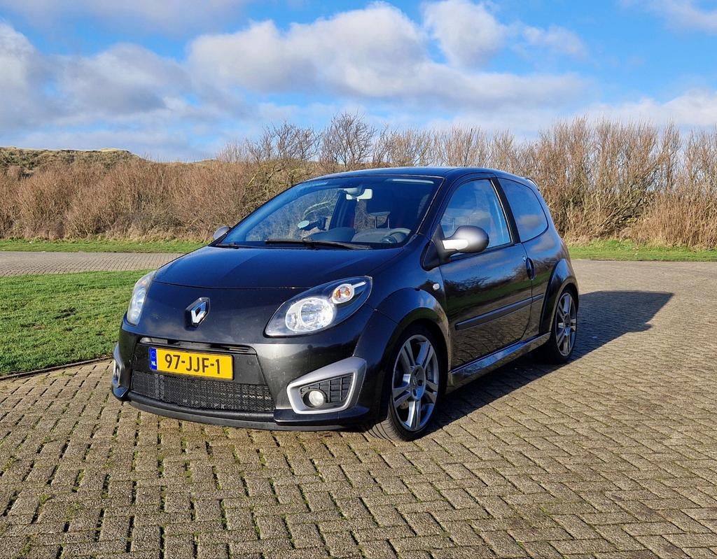 Renault Twingo 1.6 16V RS 2009 Zwart, Voorwielaandrijving, 40 €/maand, Zwart, 4 cilinders