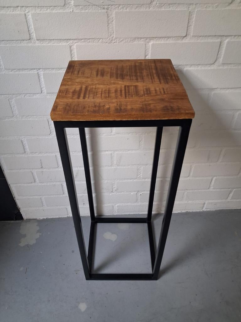 Plantenzuil /bijzettafel 30x30x80 cm, Ophalen of Verzenden