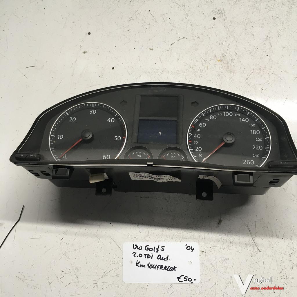 Vw Golf 5 2.0 TDI  Automaat 2004   Km Tellerklok