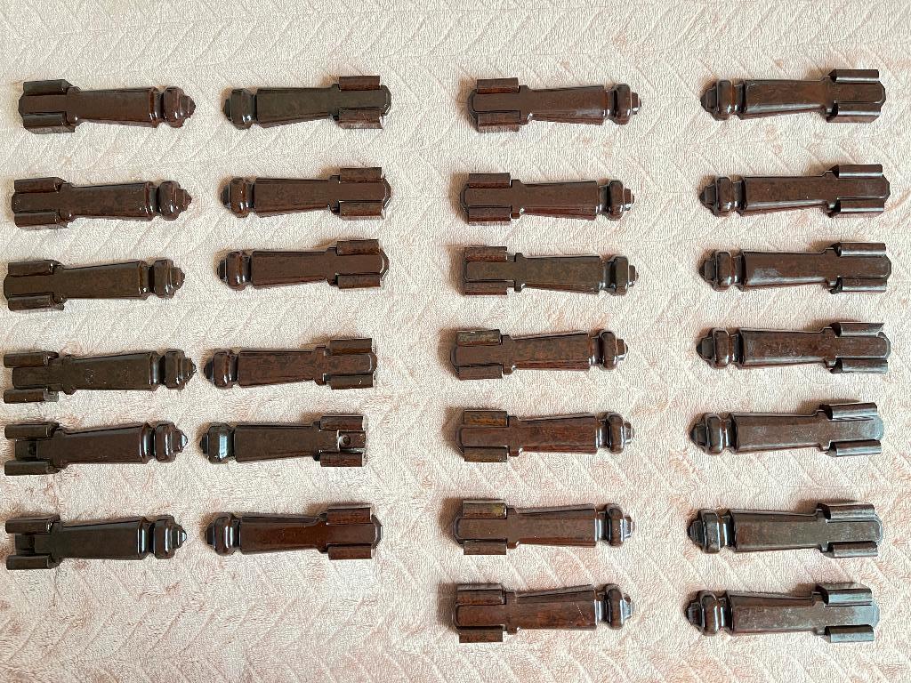 Art Deco oude bakelieten trap roedes , traproedes, bakeliet, Ophalen of Verzenden