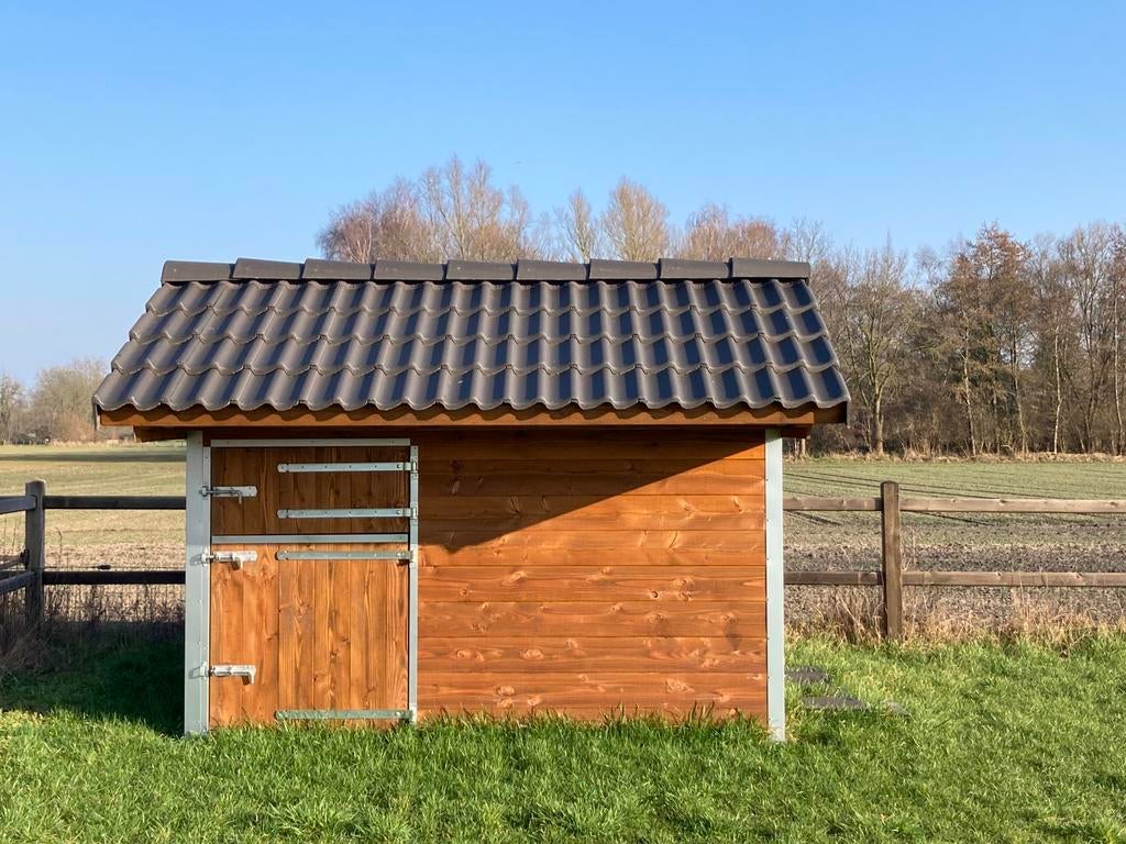 Stal (nieuw), Stalling, 2 of 3 paarden of pony's