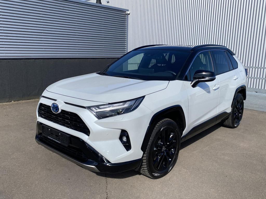 Toyota RAV4 2.5 Hybrid AWD Bi-tone edition Parelmoer, naviga, Automaat, Stof, Gebruikt, Euro 6