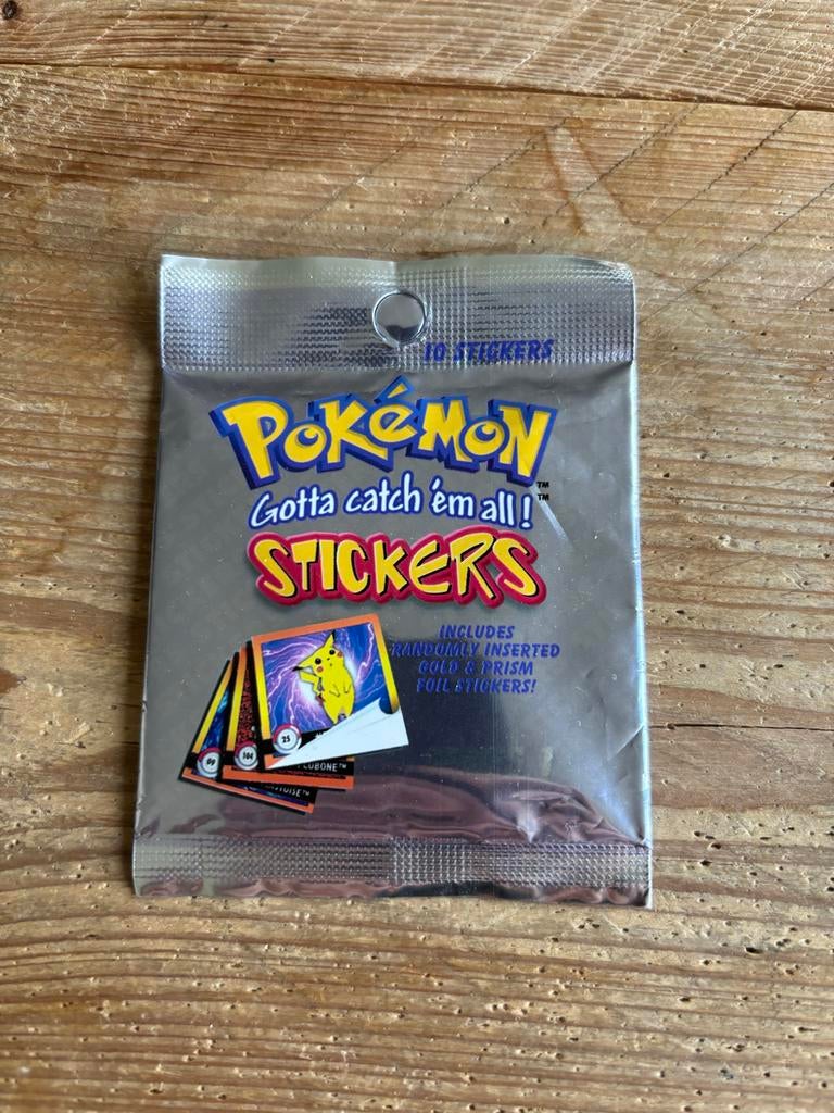 Pokémon Stickers Serie 1 - Nieuw en Verzegeld Pakje, Ophalen of Verzenden, Nieuw, Meerdere stickers