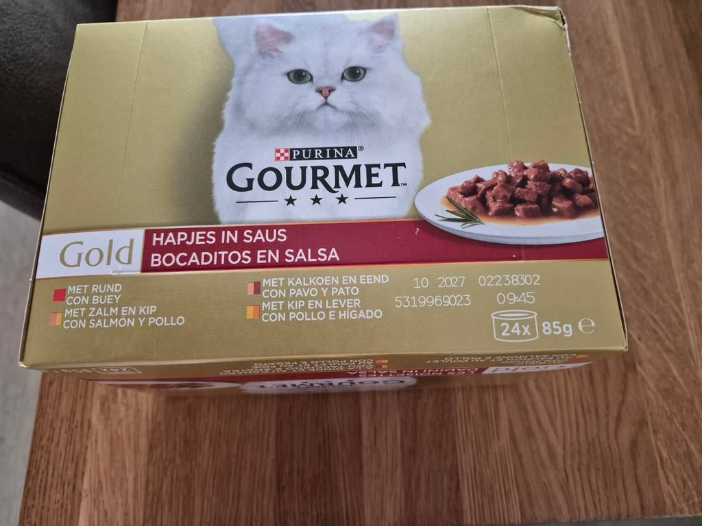 Gourmet gold hapjes in saus, Ophalen of Verzenden