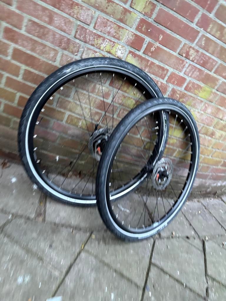 28 inch Voorwiel Achterwiel Compleet voor Elektrische fiets, Fietsen en Brommers, Fietsonderdelen, Ophalen of Verzenden, Zo goed als nieuw