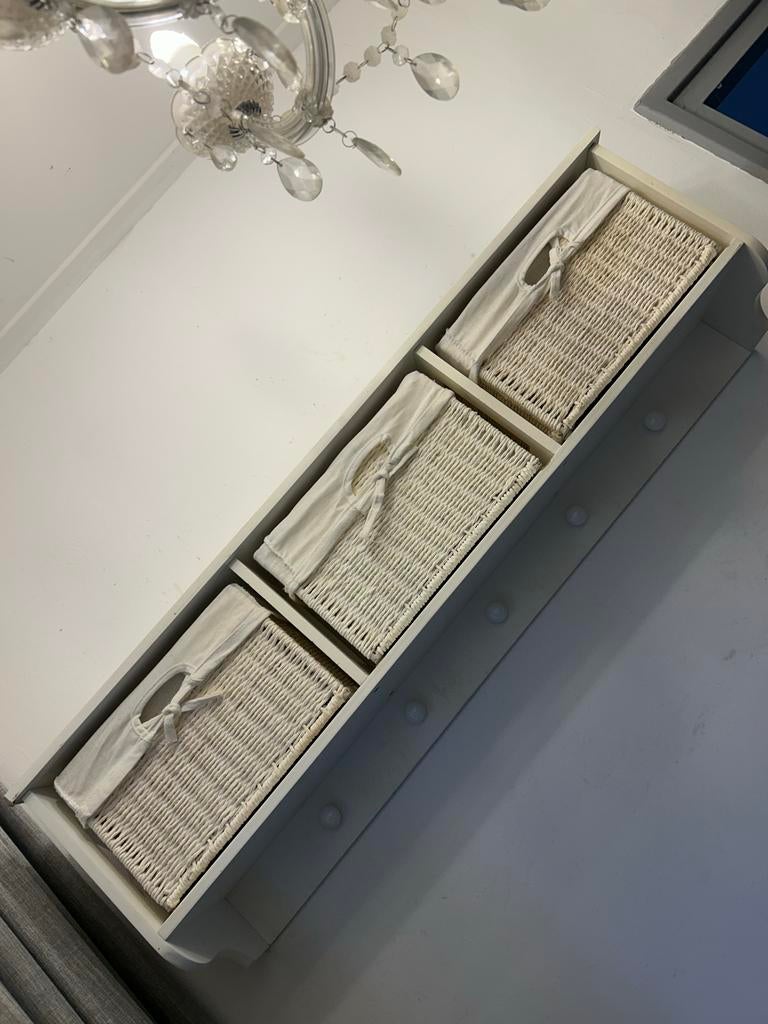 Kapstok met mandjes, Huis en Inrichting, Woonaccessoires | Kapstokken, Zo goed als nieuw, Minder dan 100 cm, Hout, Ophalen