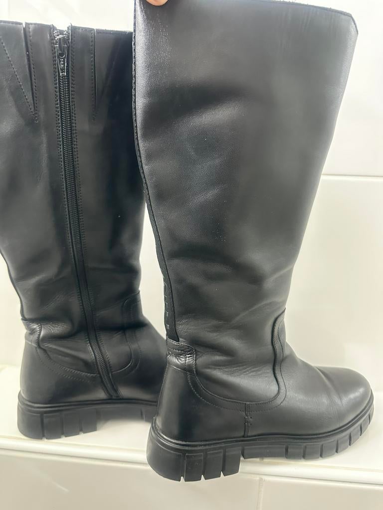 Maruti hoge laarzen maat 40 zwart leer, Ophalen of Verzenden, Zo goed als nieuw, Zwart, Hoge laarzen