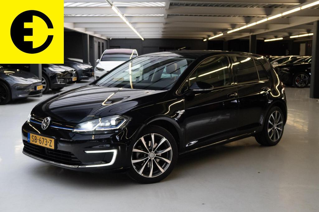 Volkswagen e-Golf e-Golf | 90,7% SOH | Lederen bekleding | W, 136 pk, Gebruikt, Zwart, 230 km