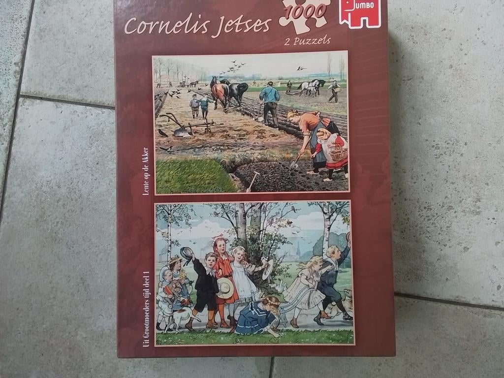 Cornelis Jetses 2 x 1000 stukjes, Ophalen, 500 t/m 1500 stukjes, Zo goed als nieuw