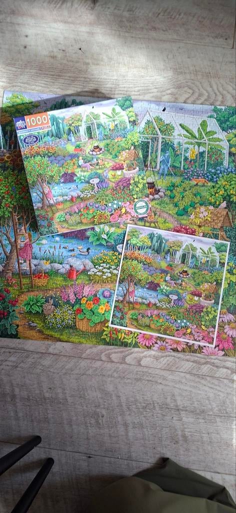 Coboo puzzle 1000 compleet, Ophalen of Verzenden, 500 t/m 1500 stukjes, Zo goed als nieuw