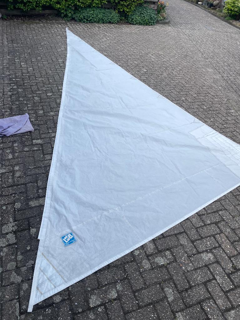 Fok, keurige staat, voorlijk 7,70mtr, Watersport en Boten, Zeilen en Zeiltoebehoren, 6 meter of meer, Gebruikt, Minder dan 15 m²