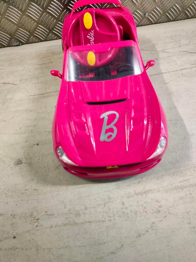 Barbie bestuurbare roze auto, Ophalen of Verzenden, Barbie