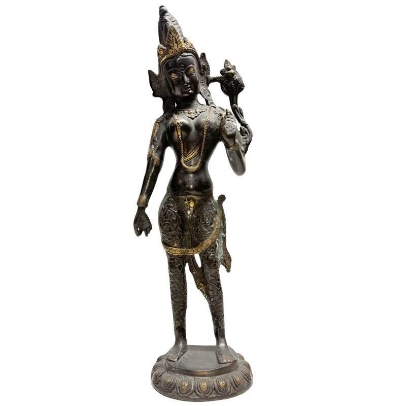 Staande Tara Brons – Slank Himalaya Beeld – Lot 472