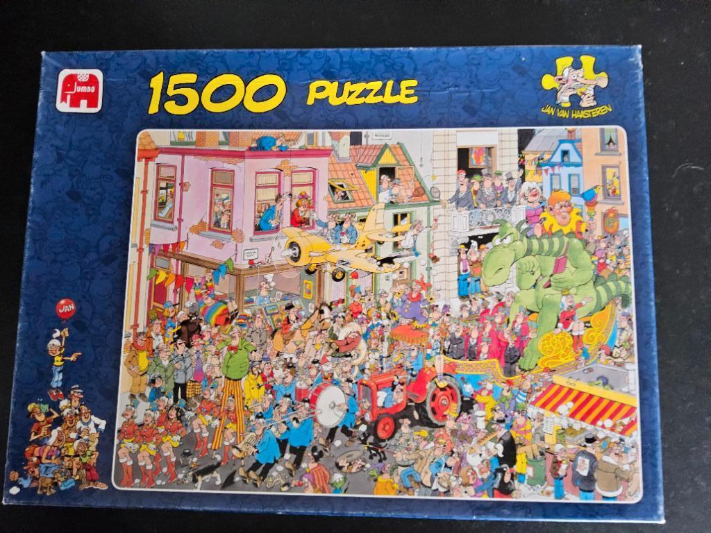 Jan van Haasteren puzzel, Ophalen, 500 t/m 1500 stukjes, Zo goed als nieuw, Legpuzzel
