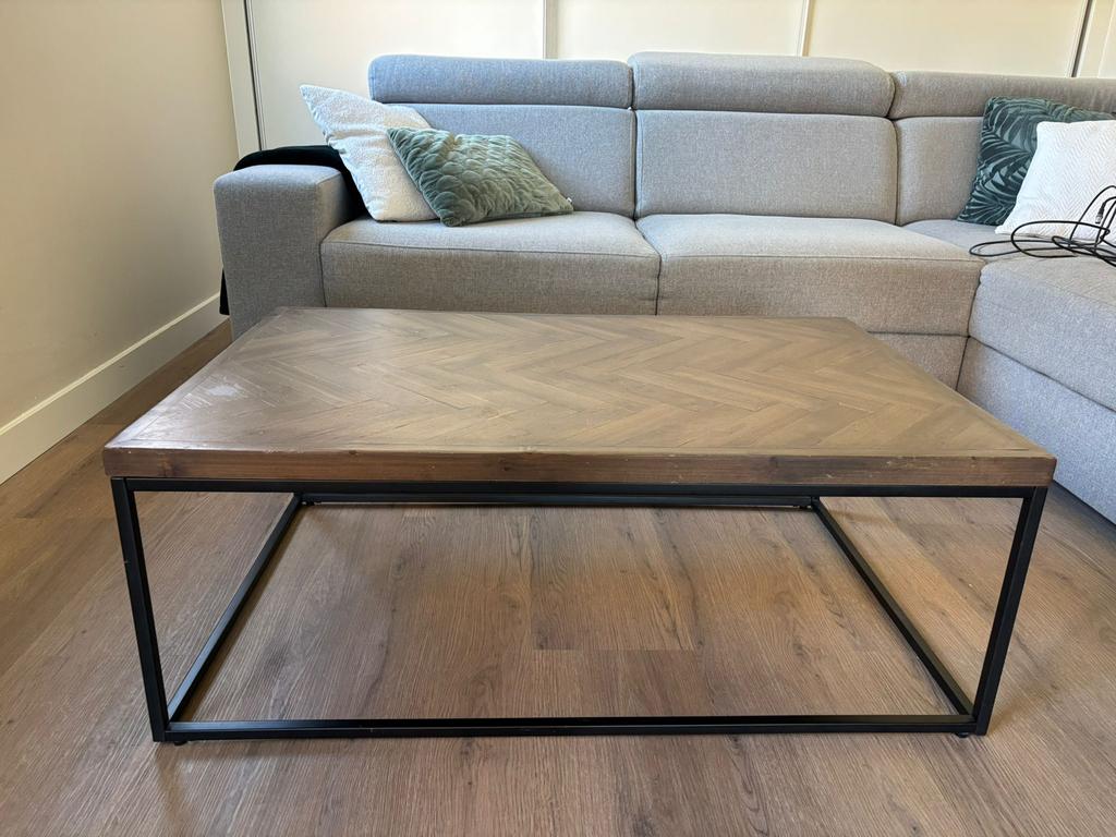 Salontafel, Huis en Inrichting, Tafels | Salontafels, Ophalen, 50 tot 100 cm, Zo goed als nieuw, Minder dan 50 cm
