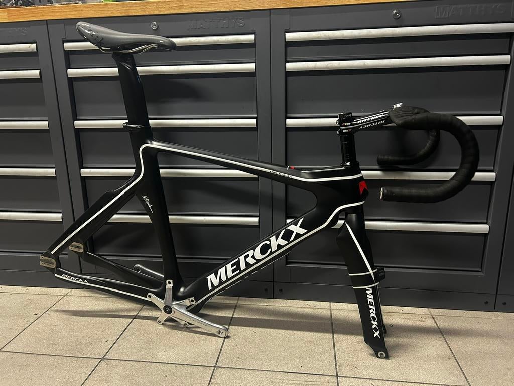 Eddy Merckx Pista, Fietsen en Brommers, Fietsen | Racefietsen, Carbon, Zo goed als nieuw, 53 tot 57 cm, Ophalen