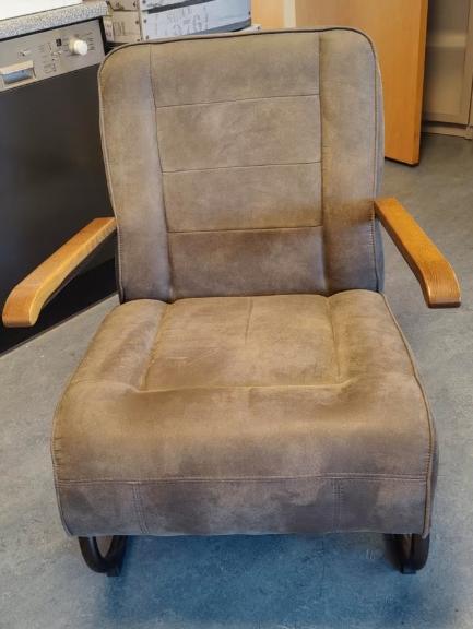 Ivar leunstoel "grijs" van Leenbakker, Ophalen, Vintage, 75 tot 100 cm, Zo goed als nieuw