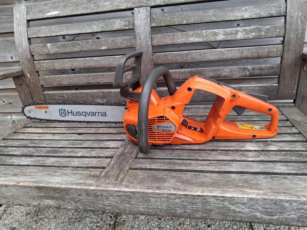 Husqvarna 536 LIXP accu kettingzaag, Ophalen, Gebruikt, Accu, Husqvarna