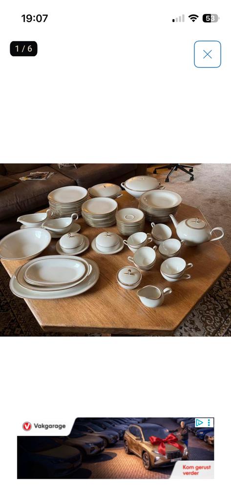 Servies retro escherbach bavaria 59delig, Ophalen