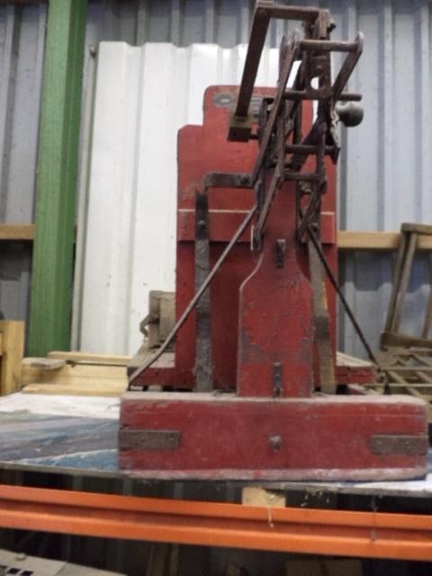 Antieke weegschaal / weegschaal / Bascule, Ophalen, Gebruikt, Overige typen, 200 kg of meer