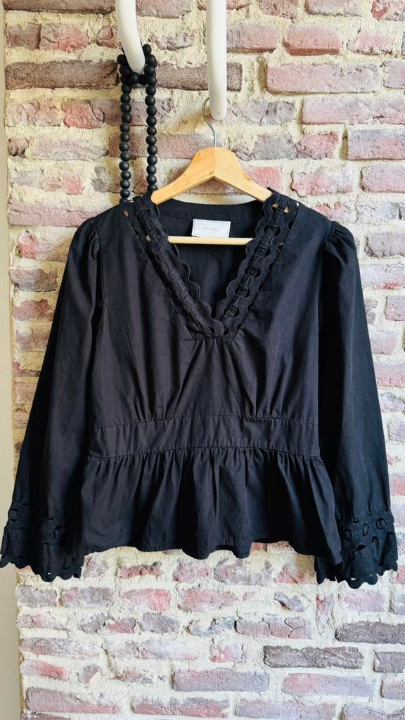 Neo Noir | Matsi | top blouse | zwart | maat 36, Verzenden, Zo goed als nieuw, Maat 36 (S), Zwart