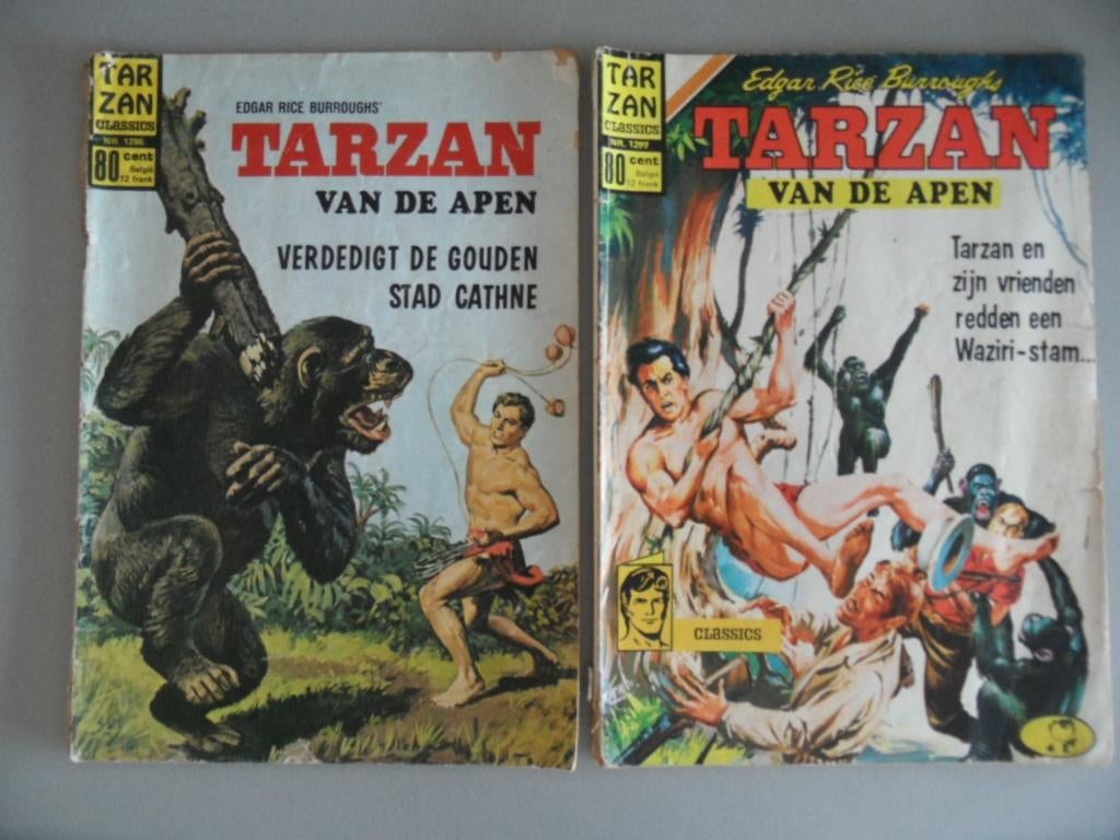 Tarzan van de Apen. 1297 en 1286., Eén stripboek, Ophalen of Verzenden, Gelezen
