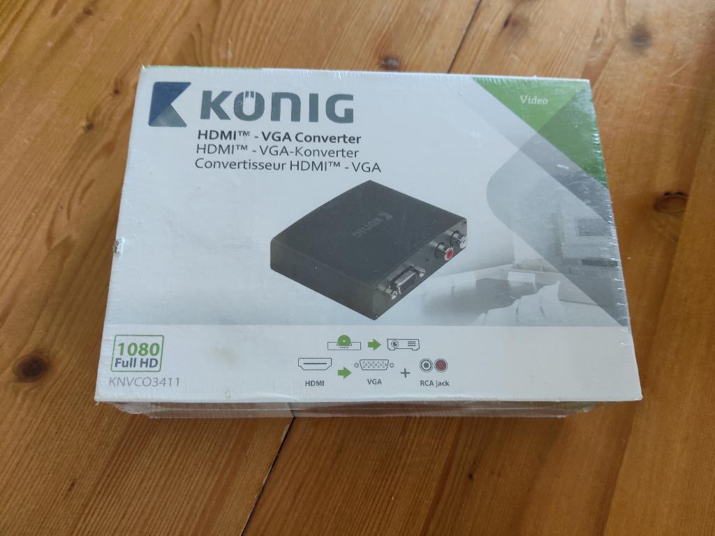 Konig HDMI - VGA Converter - nieuw in doos 10-3, Ophalen of Verzenden, Nieuw