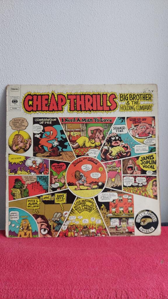 Janis Joplin-Big Brother&Holding Company - Cheap Thrills, Ophalen of Verzenden, Gebruikt, 12 inch, Poprock