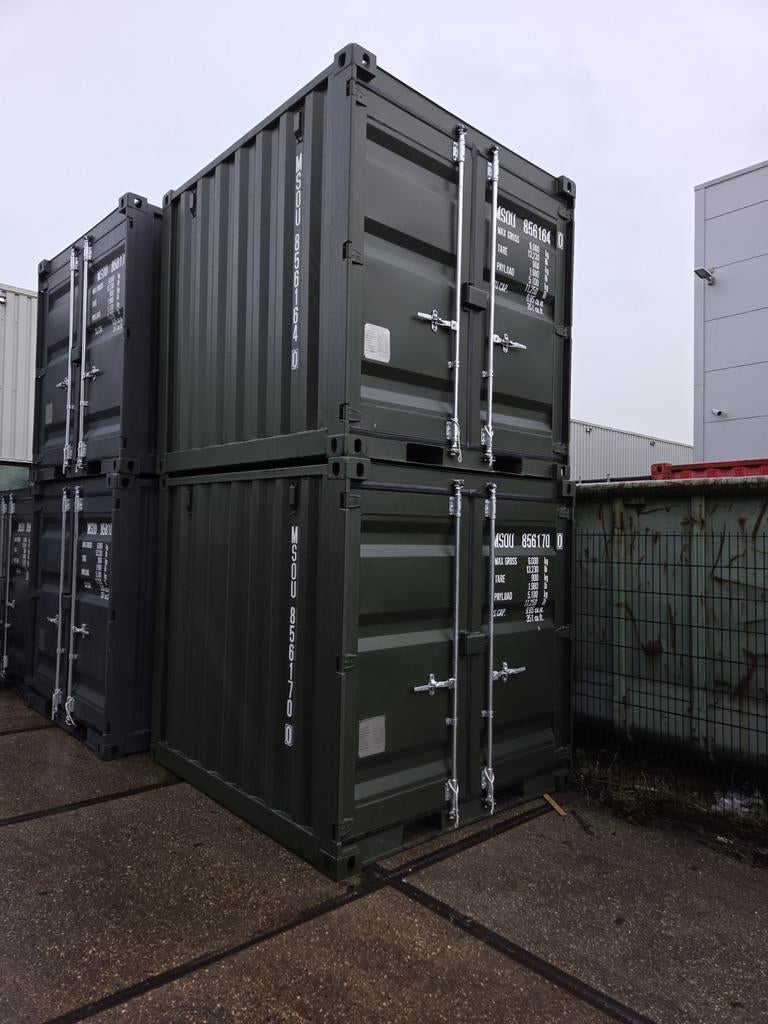 Aanbieding! Nieuwe 8ft containers groen. OP=OP, Ophalen of Verzenden
