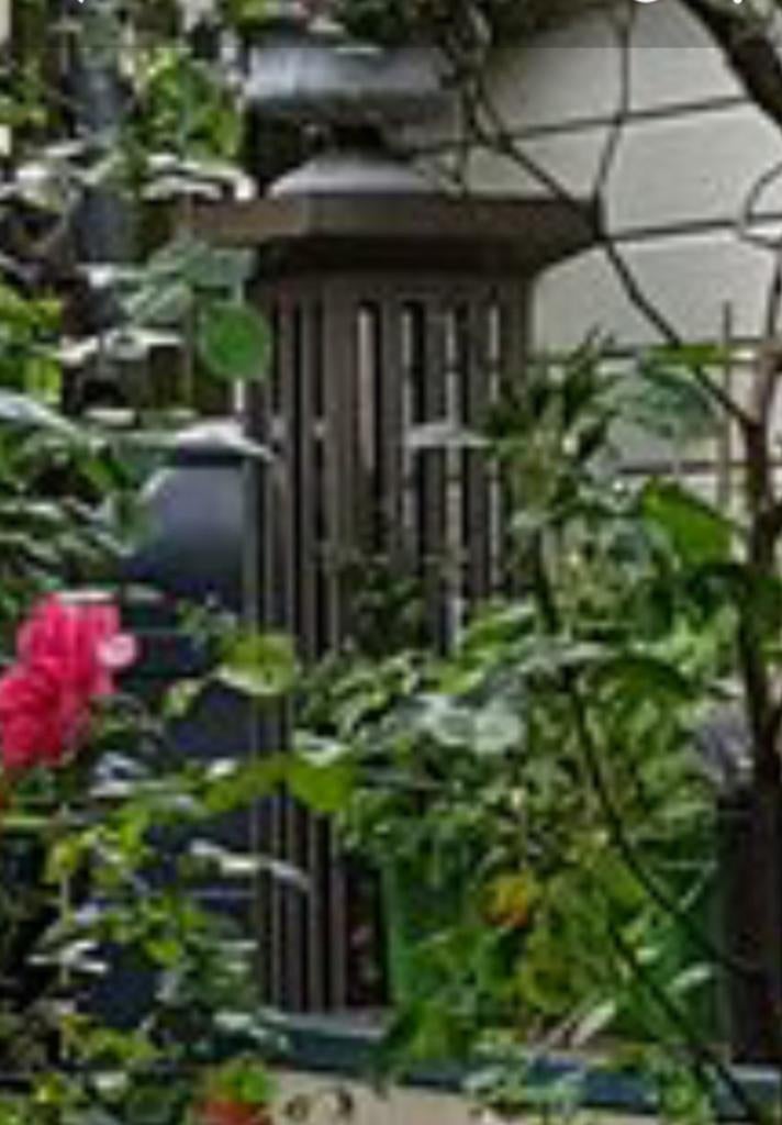 2 Franse jardinières voor op tuinpilaar, Ophalen of Verzenden