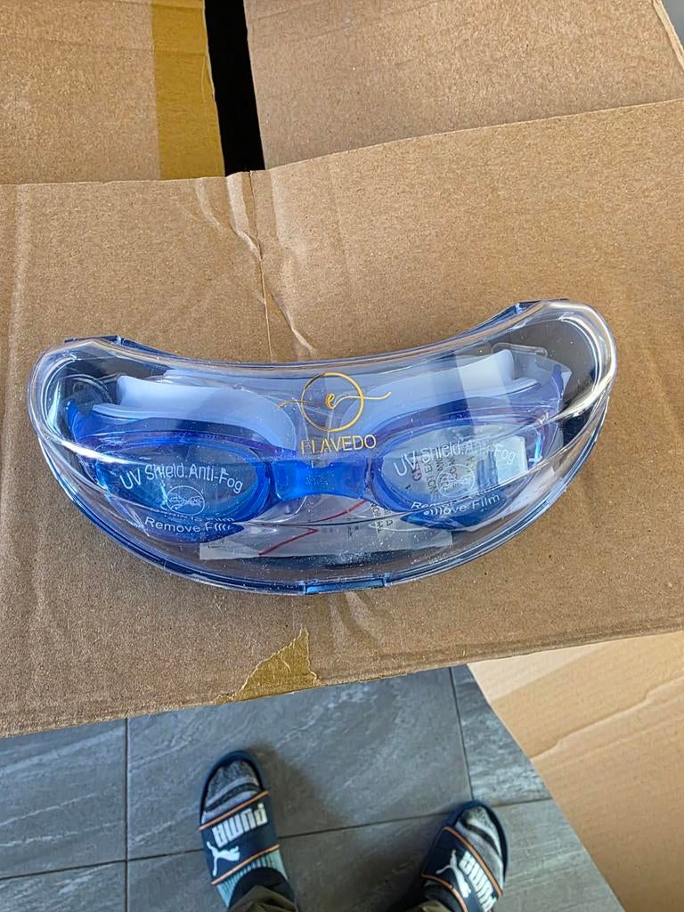 ELVEDO Zwembril & Neusclip - UV-bescherming & Anti-condens, Watersport en Boten, Duiken, Ophalen of Verzenden, Nieuw, Duikbril of Snorkel