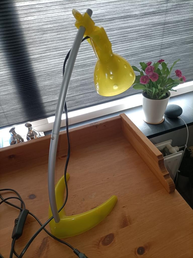 Vintage Ikea Mörker dark BLUE 1990's tafellamp Knut Hagberg, Ophalen of Verzenden, Minder dan 30 watt, E27 (groot), Led-lamp