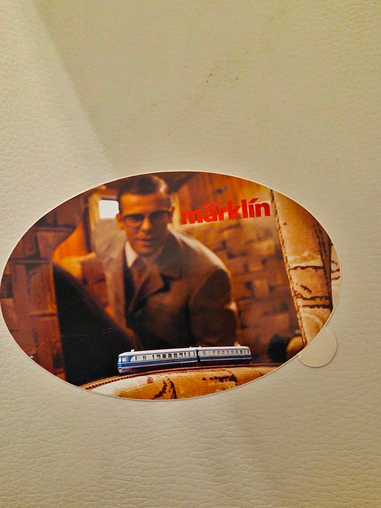 6206 Märklin Reclame Sticker - Vintage Trein Model, Ophalen of Verzenden