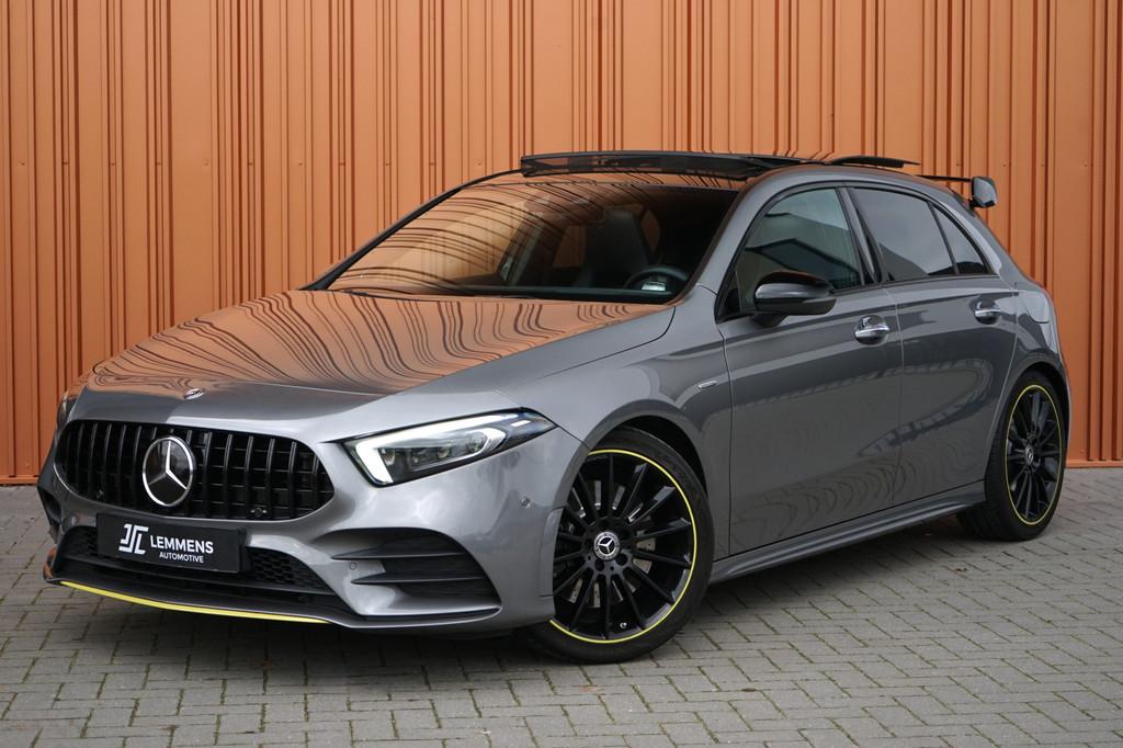 Mercedes-Benz A-Klasse A250 AMG Edition1 Panodak Head up Bur, Head-up Display, Gebruikt, Zwart, 4 cilinders