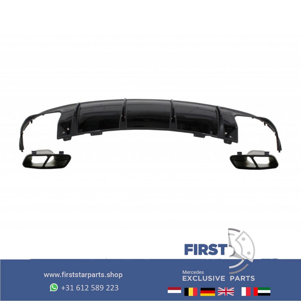 W117 CLA45 AMG DIFFUSER + UITLAAT SIERSTUKKEN AERO PAKKET Me, Gebruikt, -, Ophalen of Verzenden, -